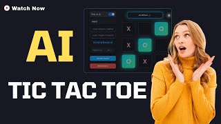 Tic Tac Toe Game Using HTML, CSS & JavaScript | With AI Opponent