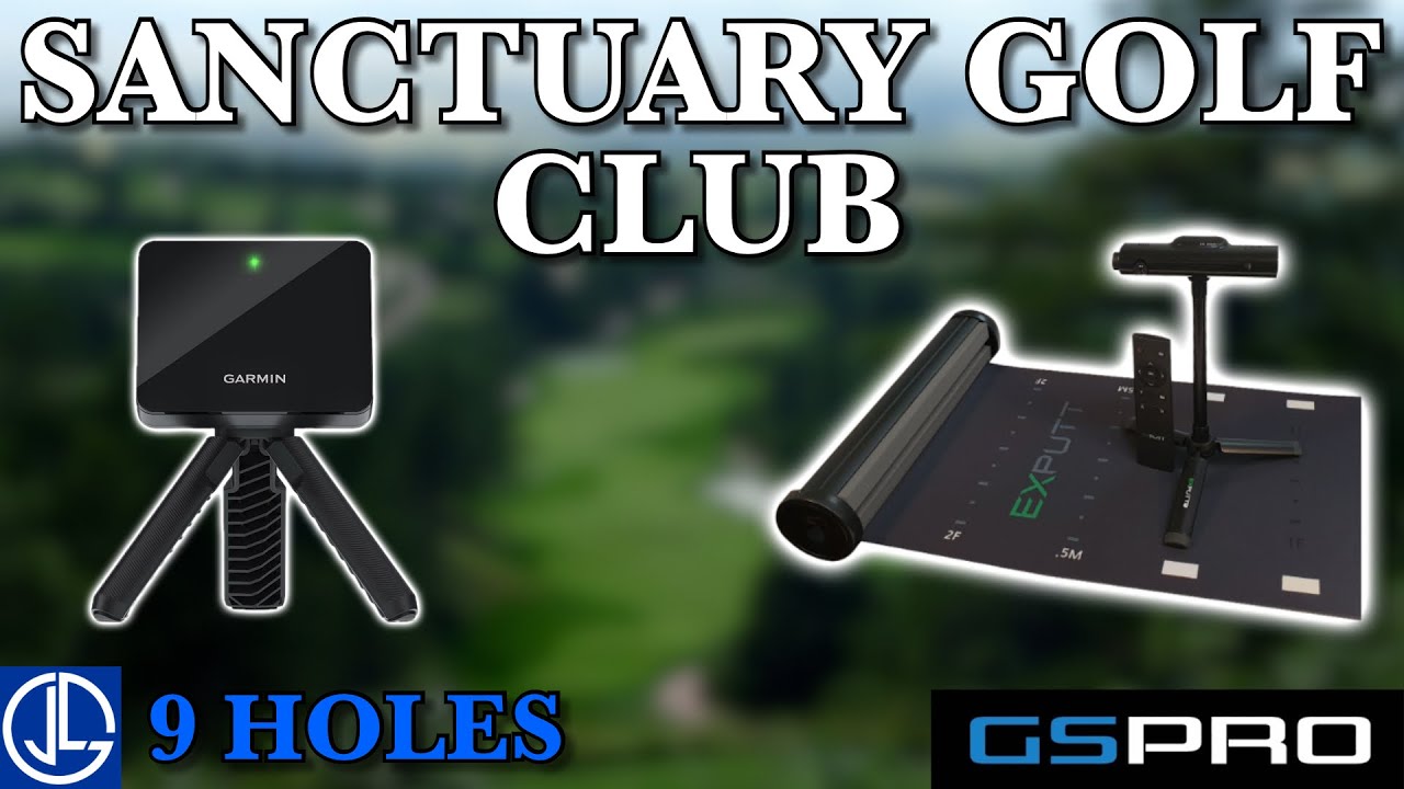 Playing 9 holes with the Garmin r10 and Ex Putt on GS Pro! - YouTube