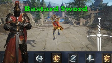 New Weapon!?! Bastard Sword!! first look!!! - Conqueror