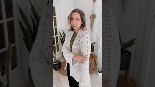 Get Comfy Crochet Cardigan Pattern and Video Tutorial, Crochet an easy cardigan!