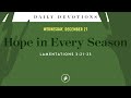 Hope in every season  daily devotional