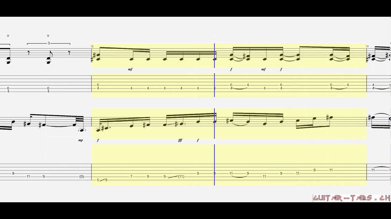 Metallica Tabs - Motorbreath