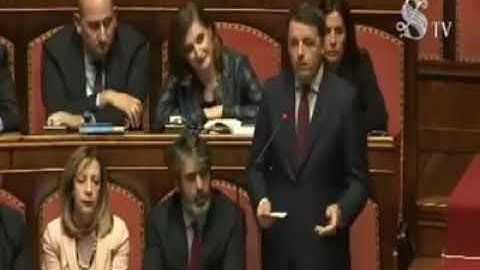 Renzi al Senato per la dichiarazione di voto sulla fiducia alla Legge di Bilancio (16.12.19)