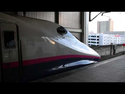 E2系1000番台やまびこ150号東京行き　仙台駅発車