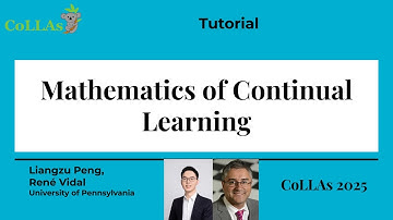 Mathematics of Continual Learning - Liangzu Peng René Vidal - CoLLAs 2025