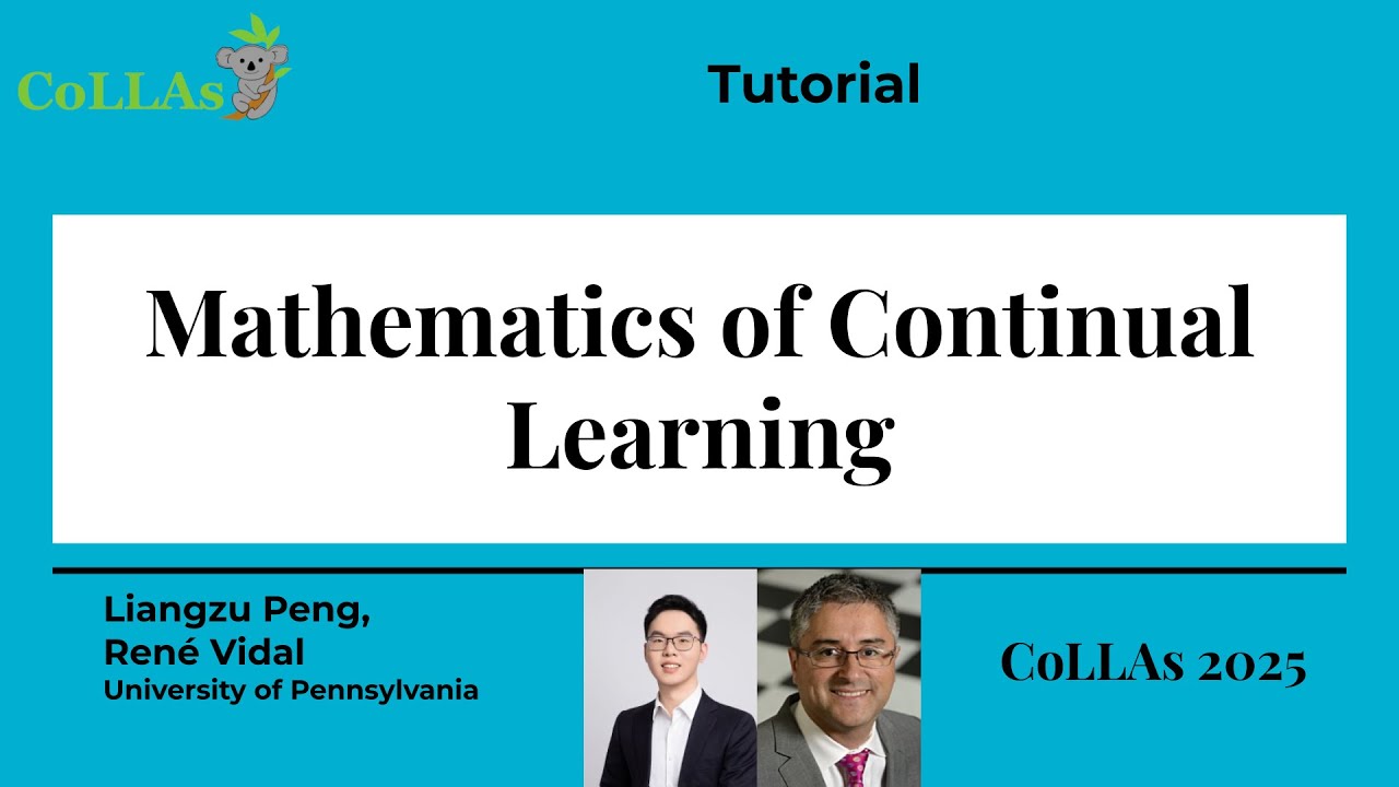 Mathematics of Continual Learning - Liangzu Peng René Vidal - CoLLAs 2025