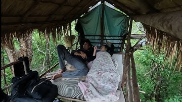 หนีพายุฝนขึ้นนอนบ้านต้นไม้กับรจนา อยู่กับธรรมชาติ และบรรยากาศที่หลายคนอยากสัมผัส 10/10/66🌲🌳🌧️