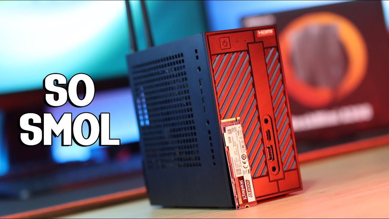 Smallest $500 Gaming PC - ASRock DeskMini A300 - YouTube