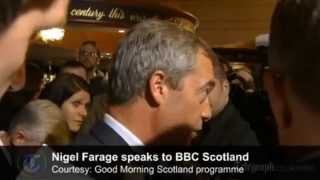 Nigel Farage speaks about the Scottish Left Wing SNP 'racists', 'fascists' and 'scum'
