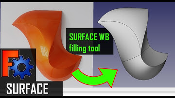 FREECAD SURFACE: Practice to use Filling Tool in surface WB and freehand Bspline in the curve WB.