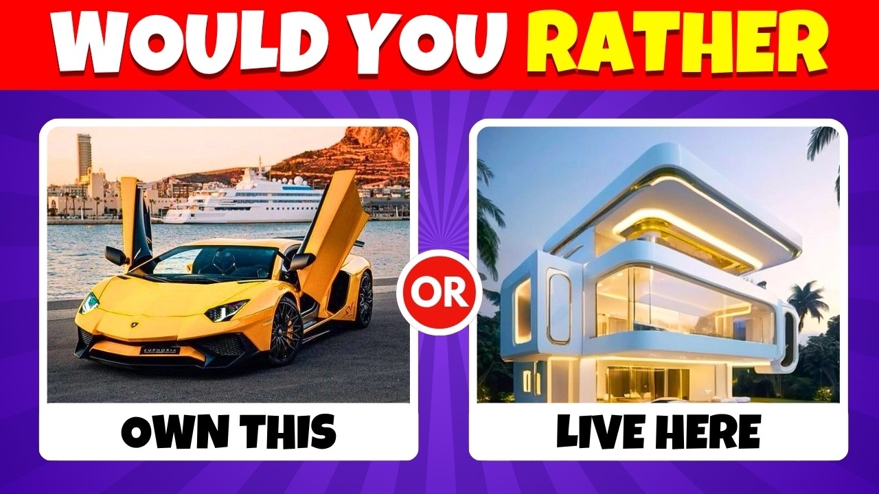 Would You Rather? Luxury Life Edition 💲💎