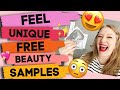 Feel Unique FREE Samples Unboxing! Including Elemis &amp; Dermalogica!! Free Beauty box!!