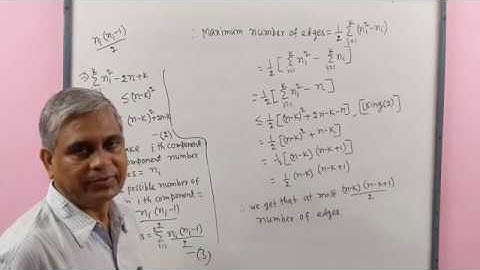 Graph Theory, Lec-9(Connected and Disconnected graphs), by Dr.D.N.Garain, For B.Sc/M.Sc & Engg.