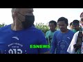 MANNY-MANIA! MANNY PACQUIAO ENDS CAMP IN LA ON A HIGH NOTE AS 500 FAN CHANT MANNY MANNY EsNews