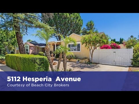 5112 Hesperia Avenue, Encino, CA home video tour