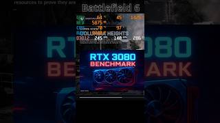 Battlefield 6 RTX 3080 Gigabyte GPU Test | Ultimate Performance Benchmark 2k custom setting #gputest