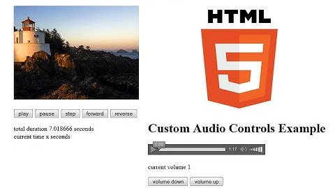 How to Customize HTML5 Video and Audio Controls Using Javascript