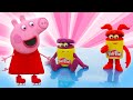 Peppa Pig Goes Ice Skating with the Doh-Dohs ⛸ Kids Animation | The Play-Doh Show | Play-Doh Videos