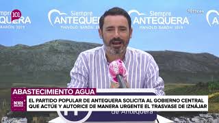José Ramón Carmona, ha pedido en Antequera que el Gobierno trabaje para el trasvase de Iznájar