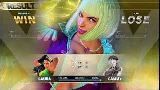 Sfv costume showcase on mysterious Cove - Laura wearing Crossover Costume Gloria -  Color 09