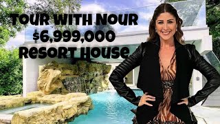 RESORT HOUSE IN LOS ANGELES / LUXURY HOMES FOR SALE / TOUR WITH NOUR / #TOURWITHNOUR