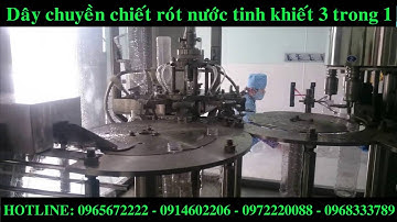 [truongphatvn.vn] Dây chuyền chiết rót nước đóng chai, đóng bình