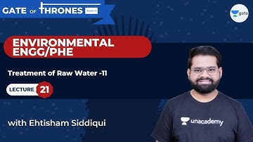 L 21 Objective Environmental Engg/ PHE | Treatment of Raw Water - 11 |JUNOON BATCH for AE & JE Exams