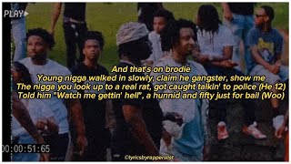 BabyDrill - Slight Dub [Lyrics] Ft. Young Nudy & 21 Savage