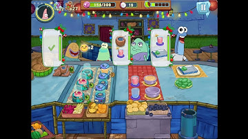 SpongeBob: Krusty Cook-Off - Juice Bar - Level 13 - No Boosters - FULL STORY - CaroGamesNL