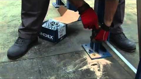 Guide for installation MTH anchor INDEX