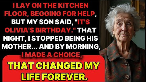 I was on the floor begging for help his reply made me change everything...