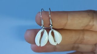 How to make shell earings?🐚 | Quick and Easy Earings | Simple and elegant earings
