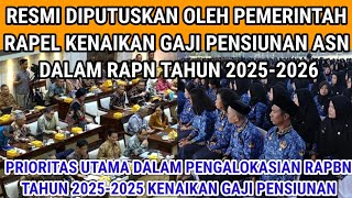 RESMI DIPUTUSKAN‼️RAPEL KENAIKAN GAJI PENSIUNAN ASN CAIR NOVEMBER 2025 | UNGKAP MENKEU PURBAYA
