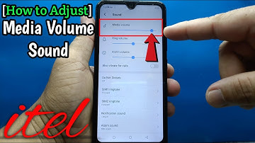 How to adjust media volume sound on itel S15