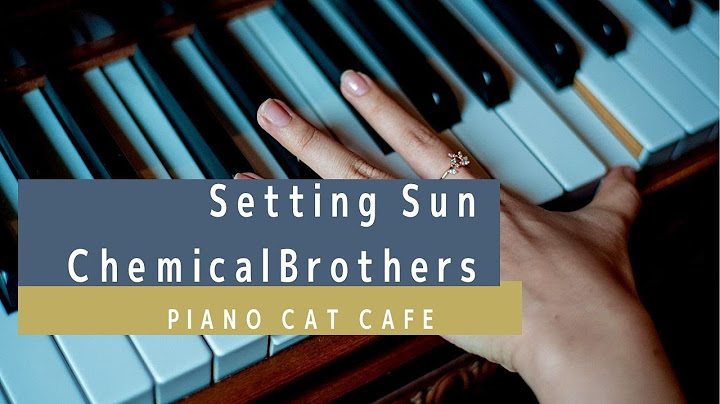 Setting Sun Piano version - Piano performance video thumbnail