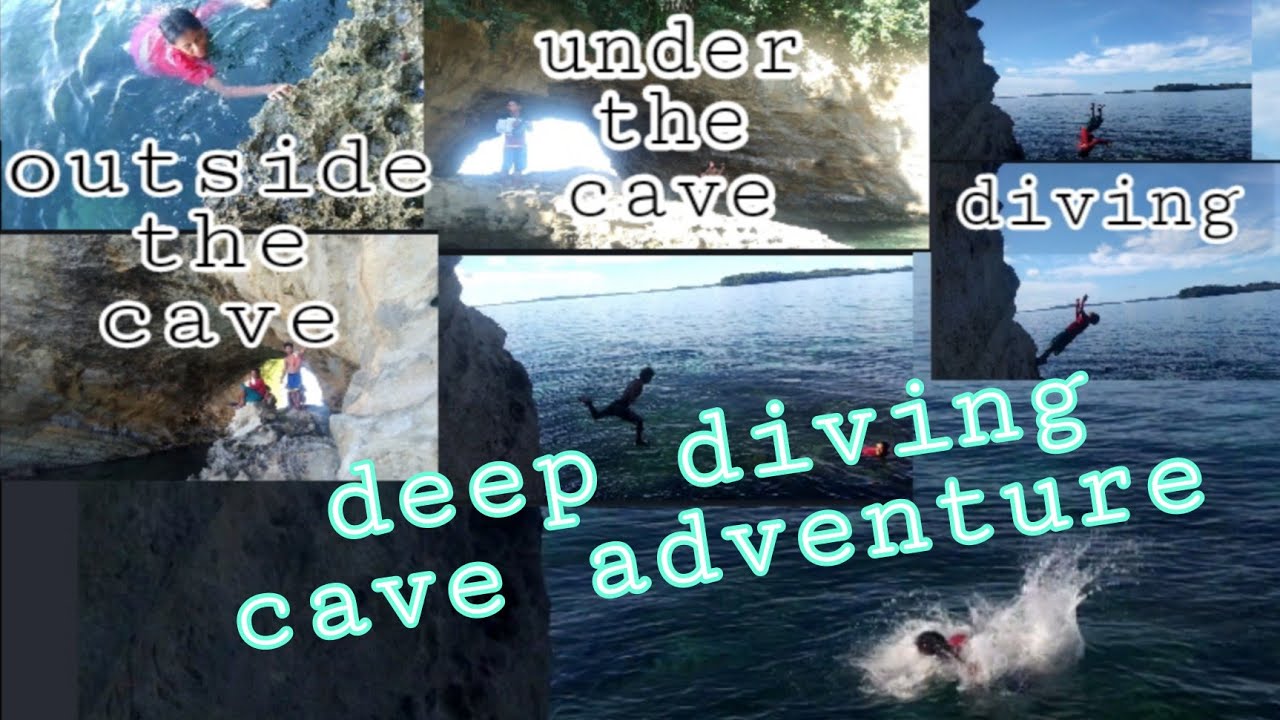 under water cave adventure part2 #cave travel#deep diving anilon ...
