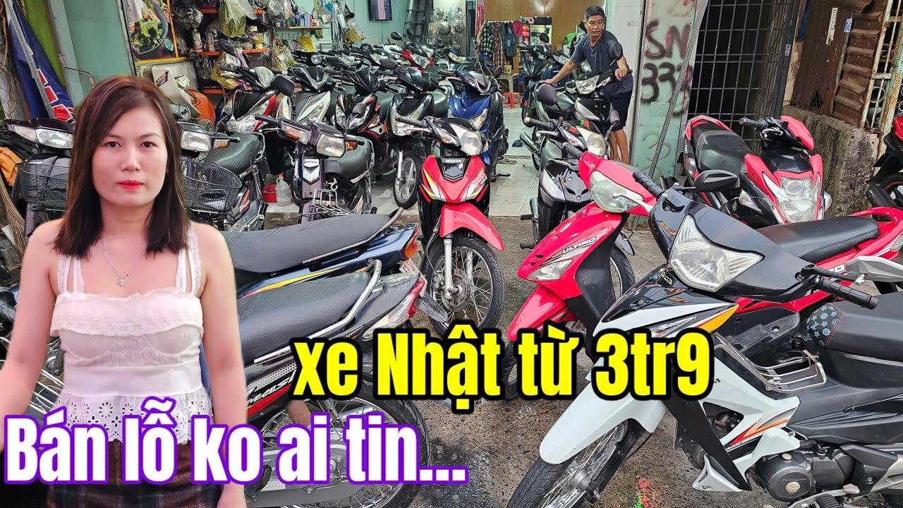 Xe Nhật 3tr9 bao ship...c.Nhung bán rẻ chấn động giới xe cũ Dĩ An Suviva 7tr3 Dream Nouvo Smash 5tr2