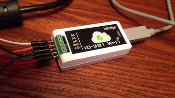 ioBridge - IO-201 Wifi Module Receiving Serial