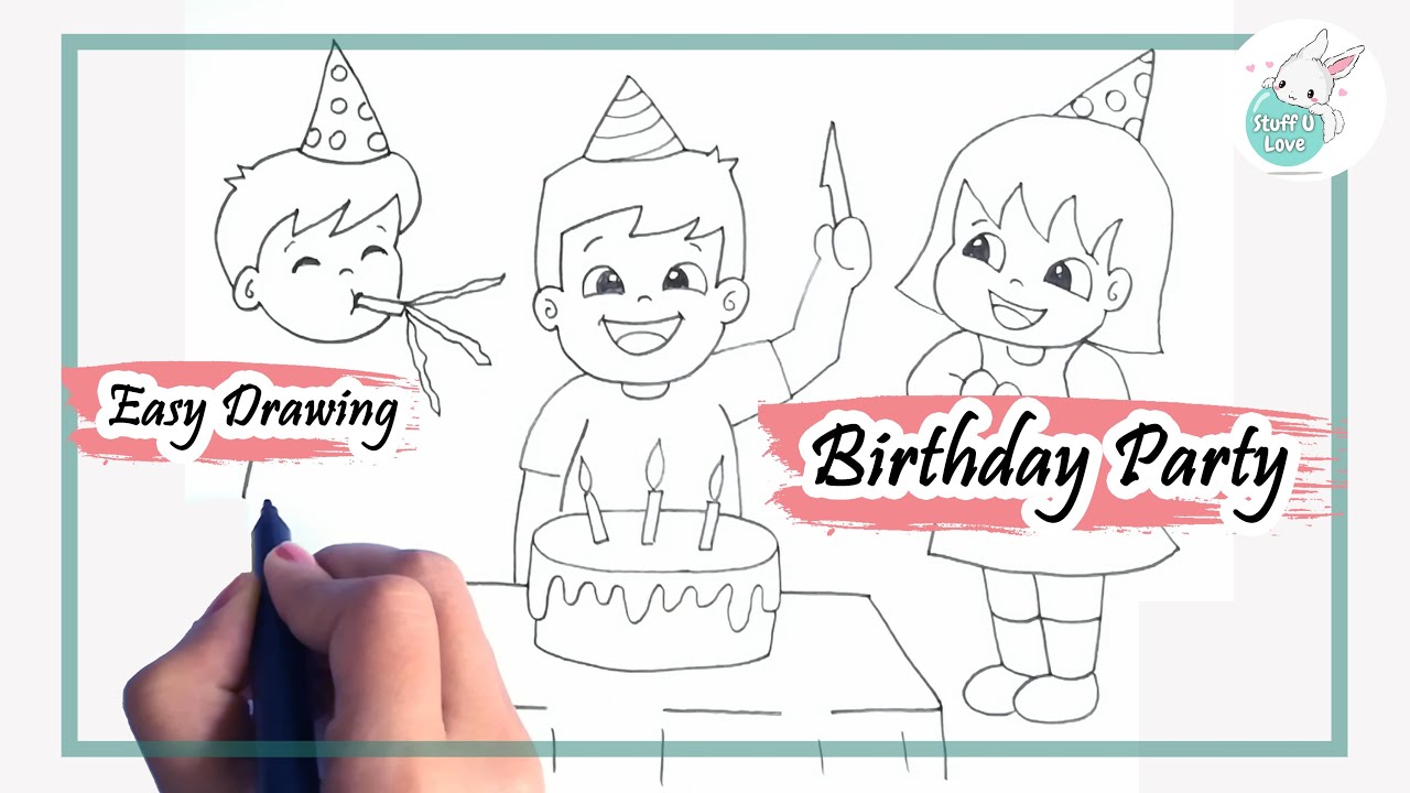 Free Happy Birthday Drawing Download Free Happy Birthday Drawing png  images Free ClipArts on Clipart Library