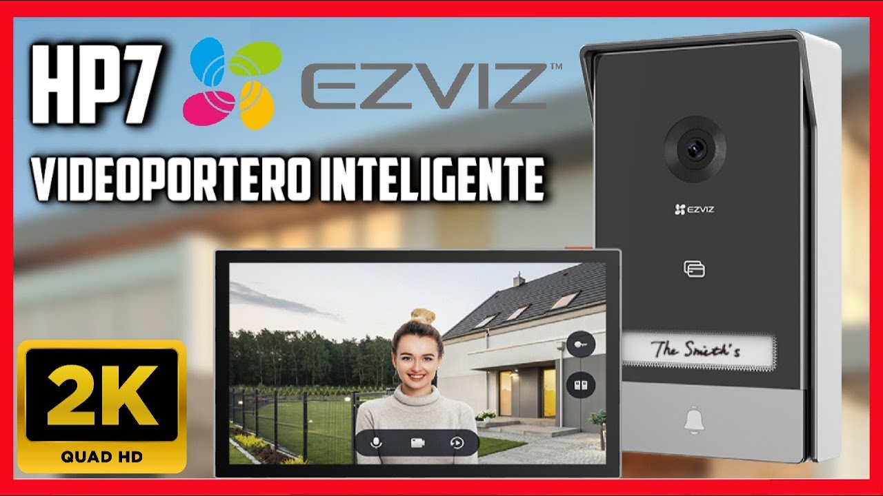 Videoportero WiFi EZVIZ HP7 2K.Unboxing,Cableado y Configuración