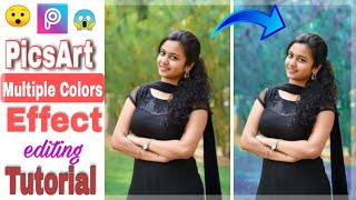 PicsArt Multiple Colors Effects Editing Tutorial ✌️