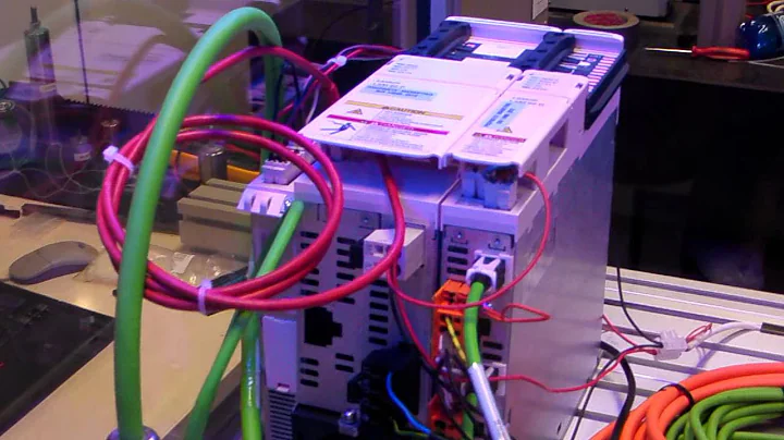 Green Drive Tubular Linear motor controlled by Schneider Electric Pacdrive 3 Platform