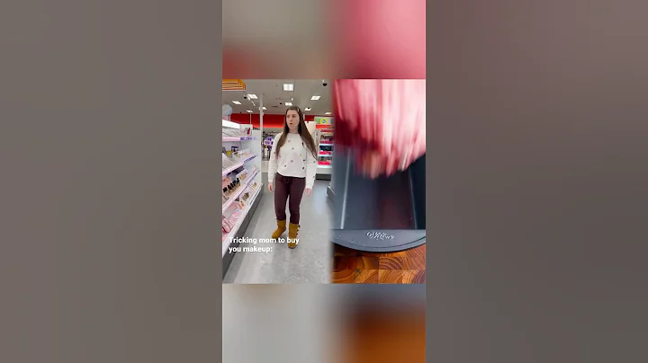 Easy way to TRICK mom to buy you MAKEUP. #shorts