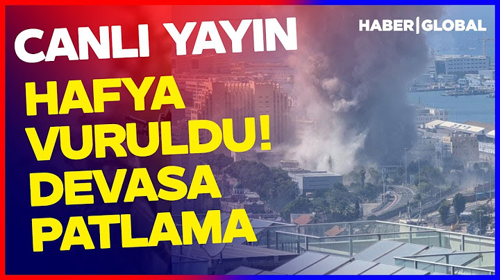 CANLI YAYIN! İran İsrail'e Saldırı Başlattı! Hayfa Vuruldu Tel Aviv'de Sirenler Çalıyor