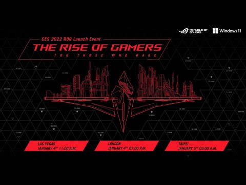 #CES2022 The Rise of Gamers Launch Event | ROG