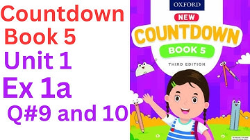 oxford countdown book class 5 Unit 1 Ex 1a || class 5 Ex 1a Q#9,10 💯 solution @ytacademy198