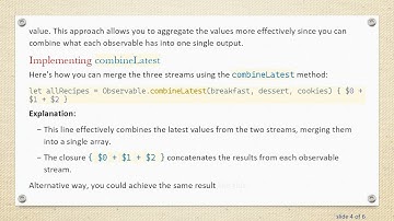 Merging Observable Streams in RxSwift Effectively