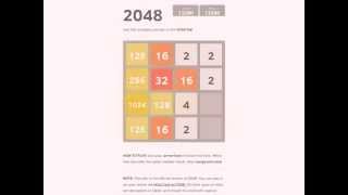 стратегия в игре 2048