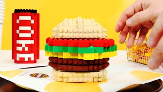 Lego Hamburger / Mukbang / Stop Motion＆ ASMR