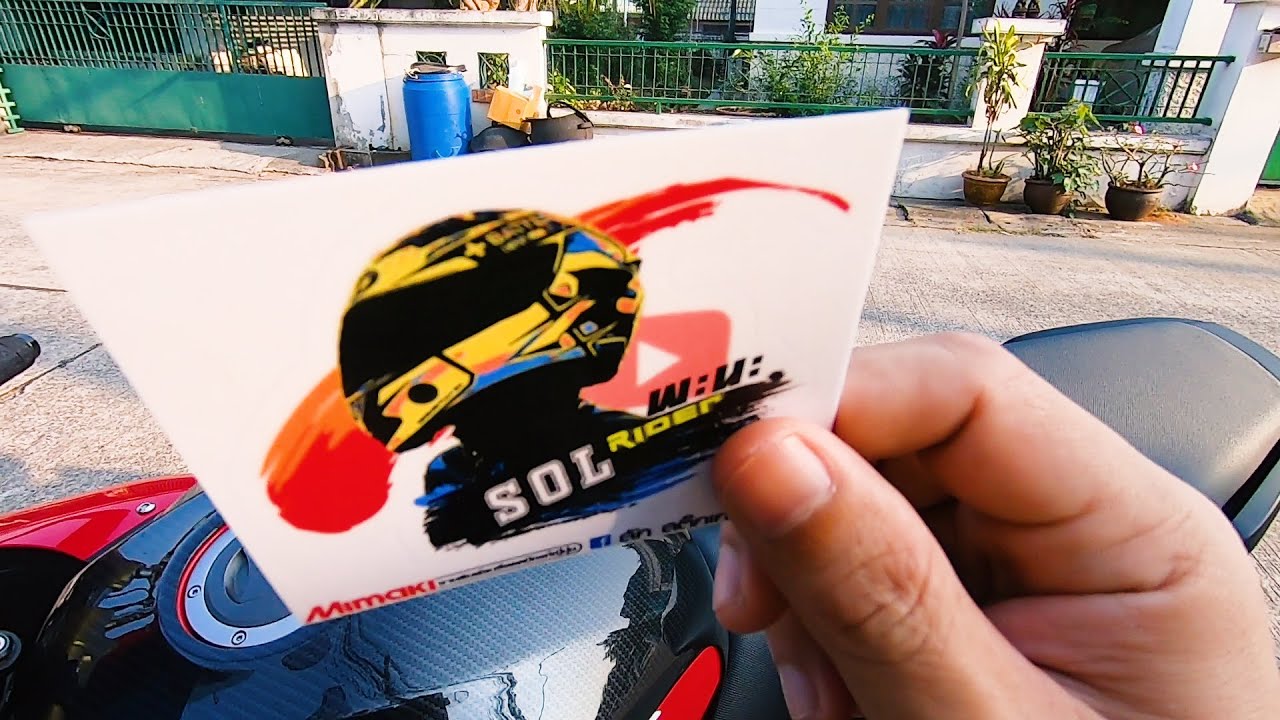มาจนได้ สติ๊กเกอร์ประจำช่องเด้อ พะนะ SoL Rider Channel Sticker YouTube